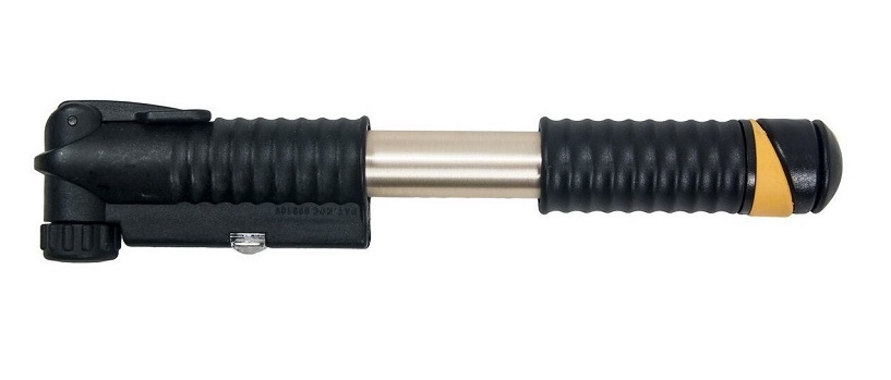 Насос Giyo GP-21A, алюминиевый, с манометром, телескопический, AV/FV, двухходовый, Т-образная ручка