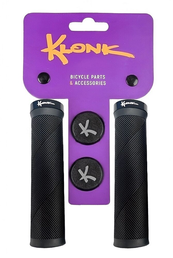 Грипсы Klonk 130 мм, Side Lock Alu, с барендами, KLK-11007