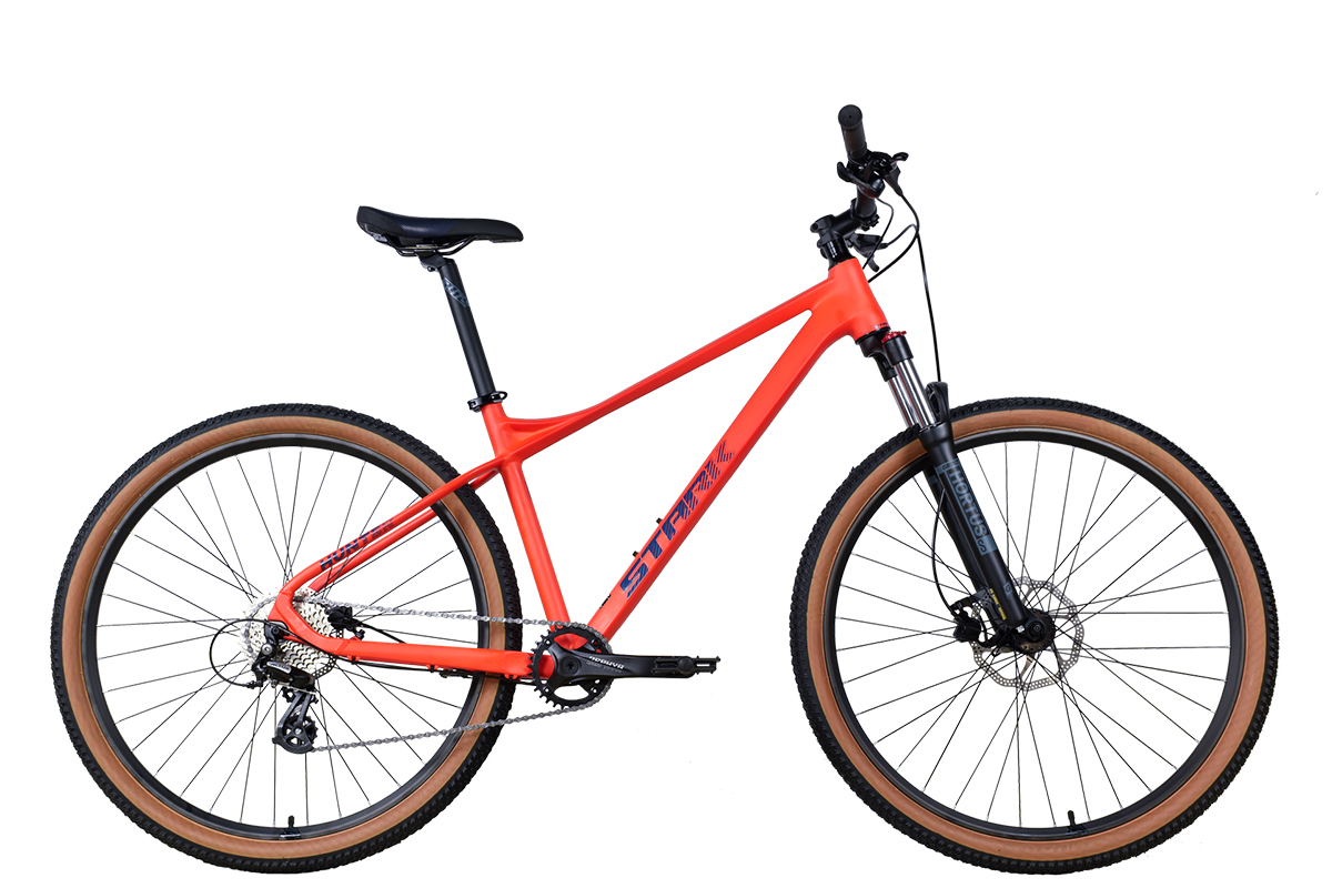 Велосипед Stark'25 Hunter 29.2 HD оранжевый матовый/грозовой L/19