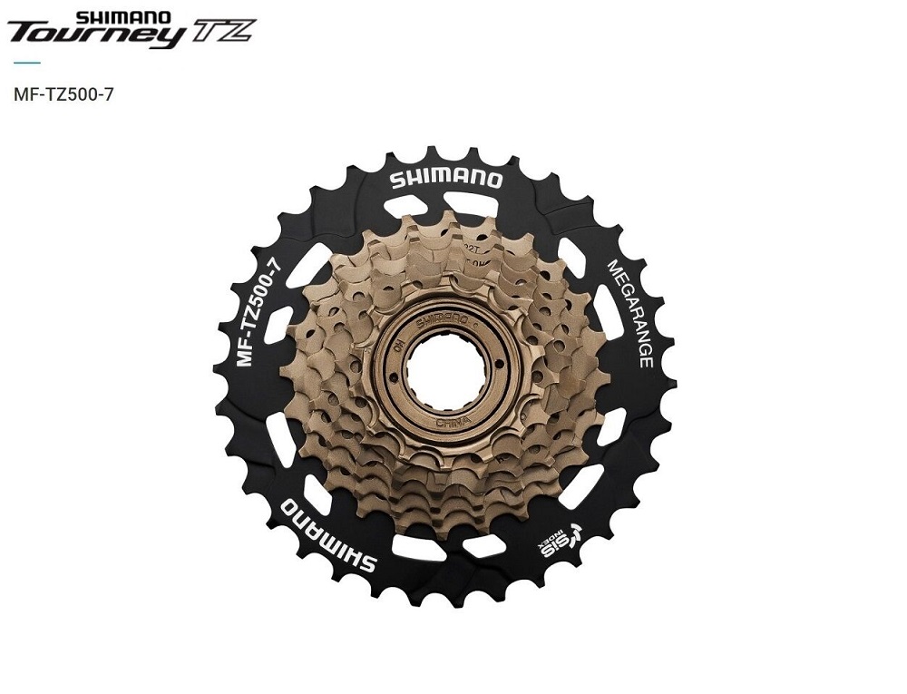 Трещотка 7ск Shimano TZ500, 14-34T, без упаковки