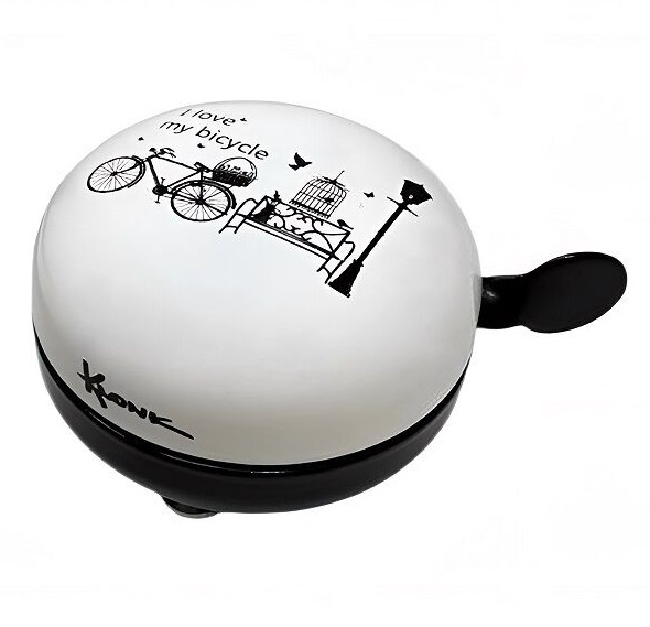 Звонок KLONK 80 мм, алюминиевый, City, KLK-10017