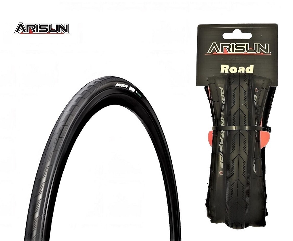 Покрышка 700х25C ARISUN RAPIDE, ROAD, ND, (Антипрокол, Нейлон 1,5 мм), FOLDING, Aramid, 60 TPI