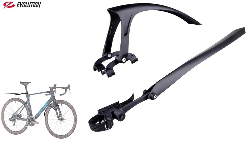 Крылья 700x23/28C, EVOLUTION, MG-770F/R, переднее - на штаны вилки, заднее - на подседельный штырь