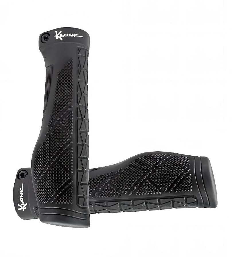 Грипсы Klonk 130 мм, One Side Lock, эргономичные, KLK-11001