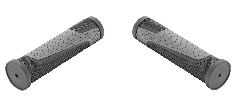 Грипсы RAPIDA, 125мм, резиновые 2-х компонентные, SR-CB05, чёрный