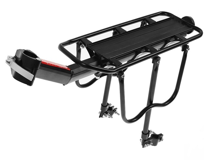 Багажник 24-29" на подседельный штырь и перья рамы, с защитными дугами, HS-H022B