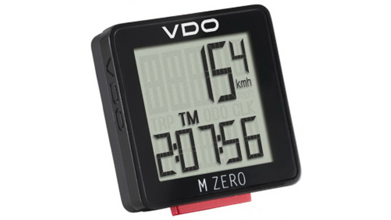 Велокомп. 4-3000 VDO M-ZERO WR 5 ф-ций 3-строчный дисплей (10) черный (Германия)