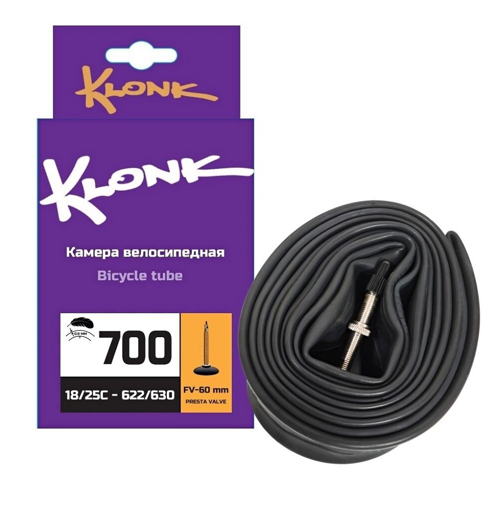Камера 700x18-25C KLONK, FV 60мм