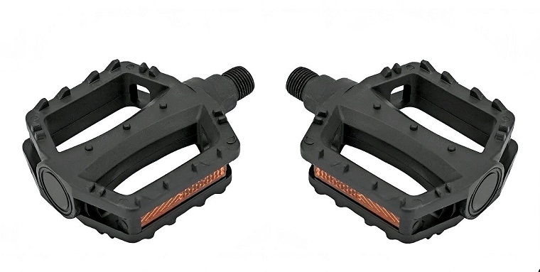 Педали детские RAPIDA, 95x83, пластик, резьба 9/16", черные, RP-628