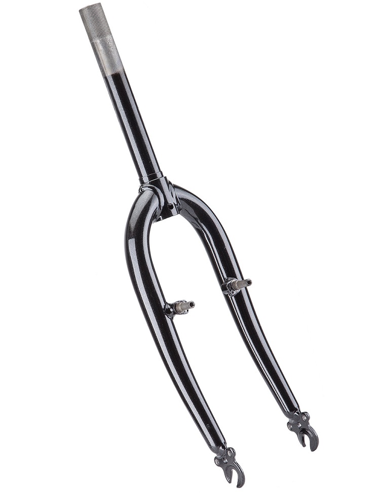 Вилка жесткая 20", 1" резьба, V-Brake, Stels pilot 420/450, чёрный