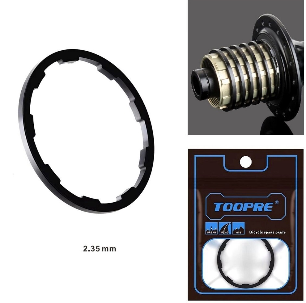 Адаптер для установки 7 скор. кассет на 8/9/10 скор. втулку, 2.35 мм, с фасками, TOOPRE