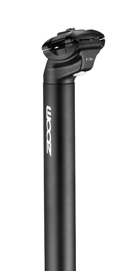 Штырь подседельный 26.8x400мм, SP-C212, ZOOM, алюминий, черный
