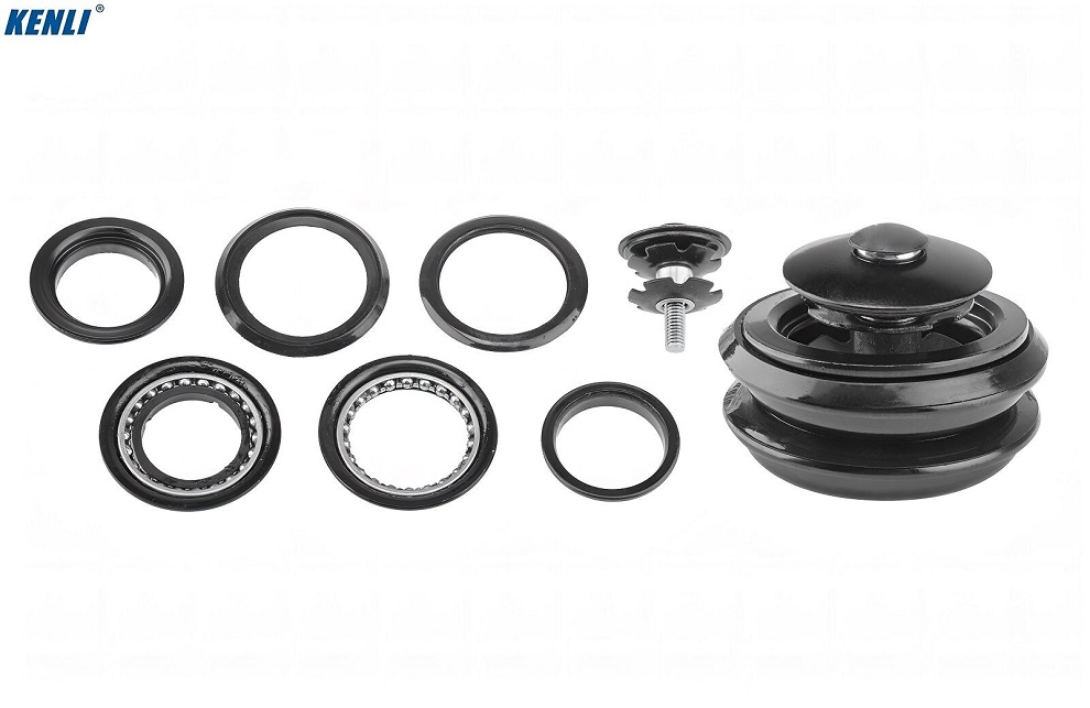 Колонка рулевая 1-1/8", полуинтегрированная, KENLI KL-B411, 28.6/44/30мм, с якорем, 11,5 мм