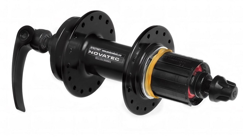 Втулка задняя  8-11ск NOVATEC D762TSBT, 32Т,145мм, под диск(6 винтов), под кассету