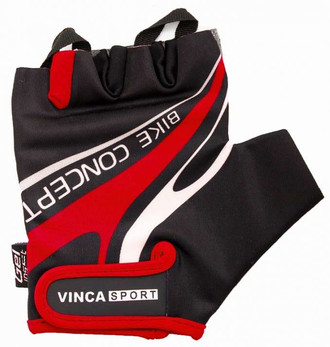 Перчатки Vinca Sport VG 924 чёрный/красный