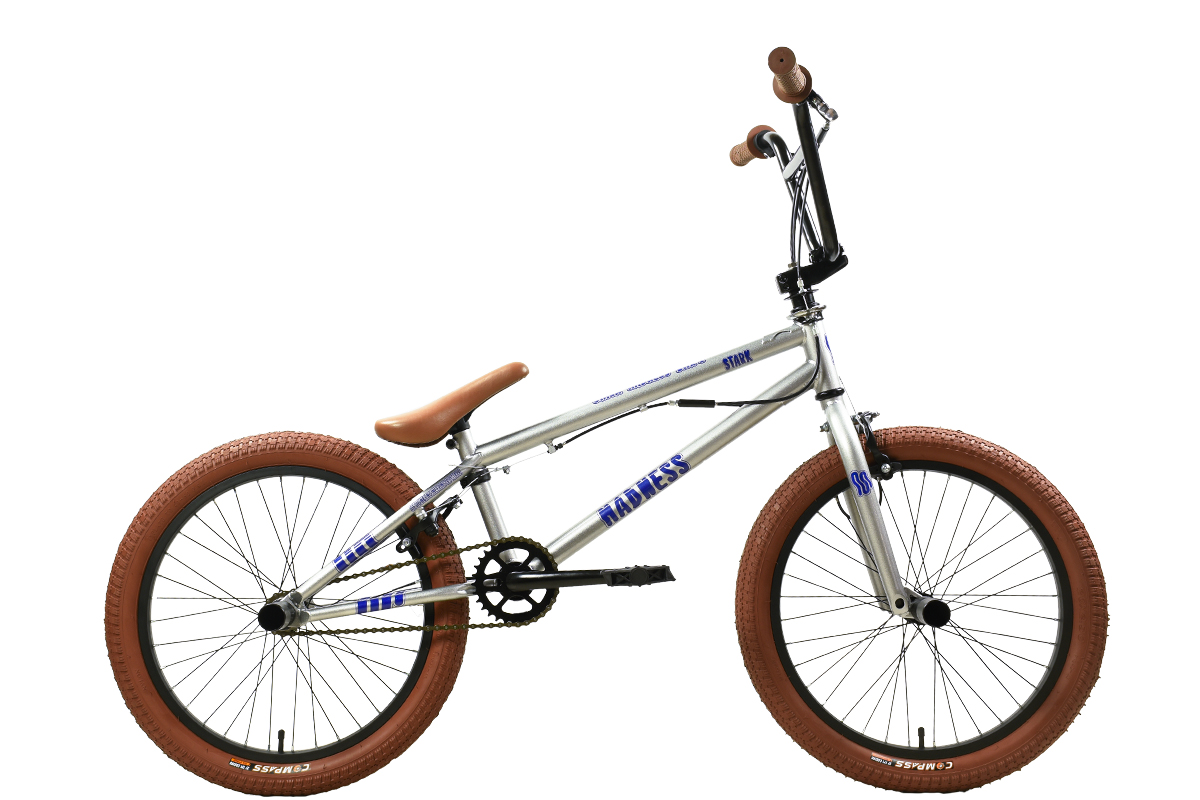 Купить под заказ велосипед stark'25 madness bmx 2 серебристый/фиолетовый/песочный