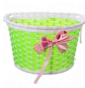 Корзина детская с бантиком, для велосипеда 12-16"