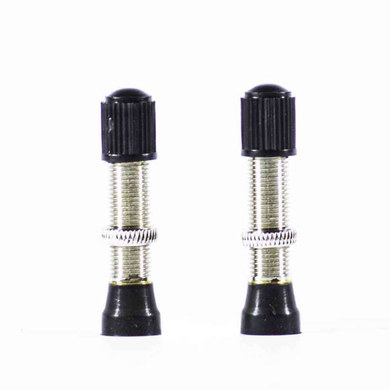 Ниппеля для бескамерных шин, Schrader 40мм, комплект 2шт, ColtBikes