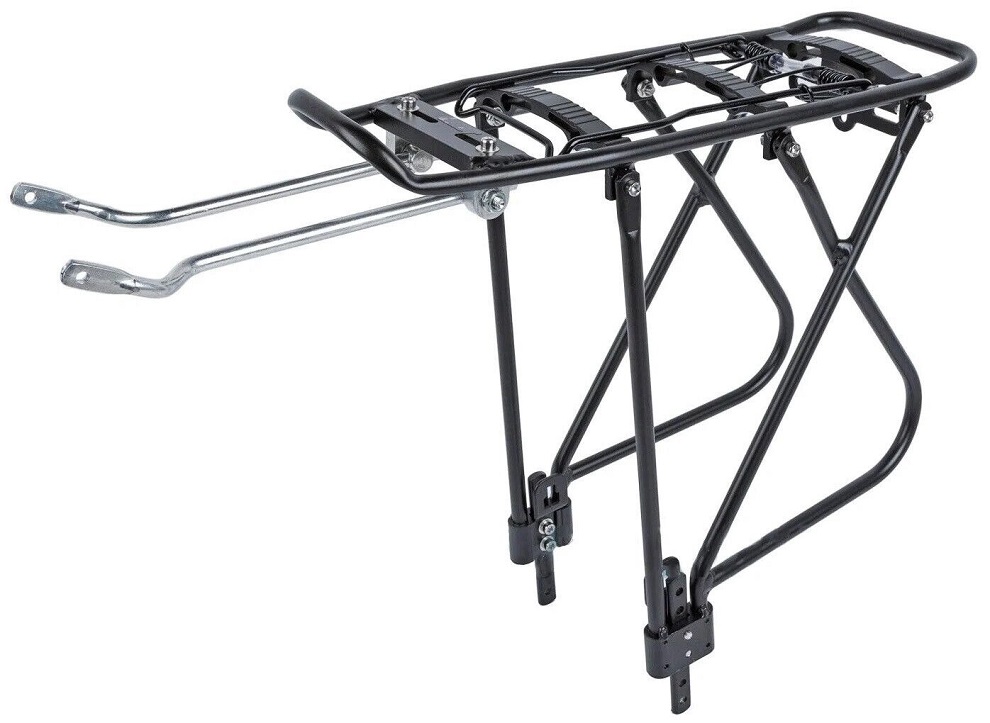 Багажник 26-29" под дисковый тормоз, с прижимной лапкой, разборный, съемные боковые дуги, HS-043