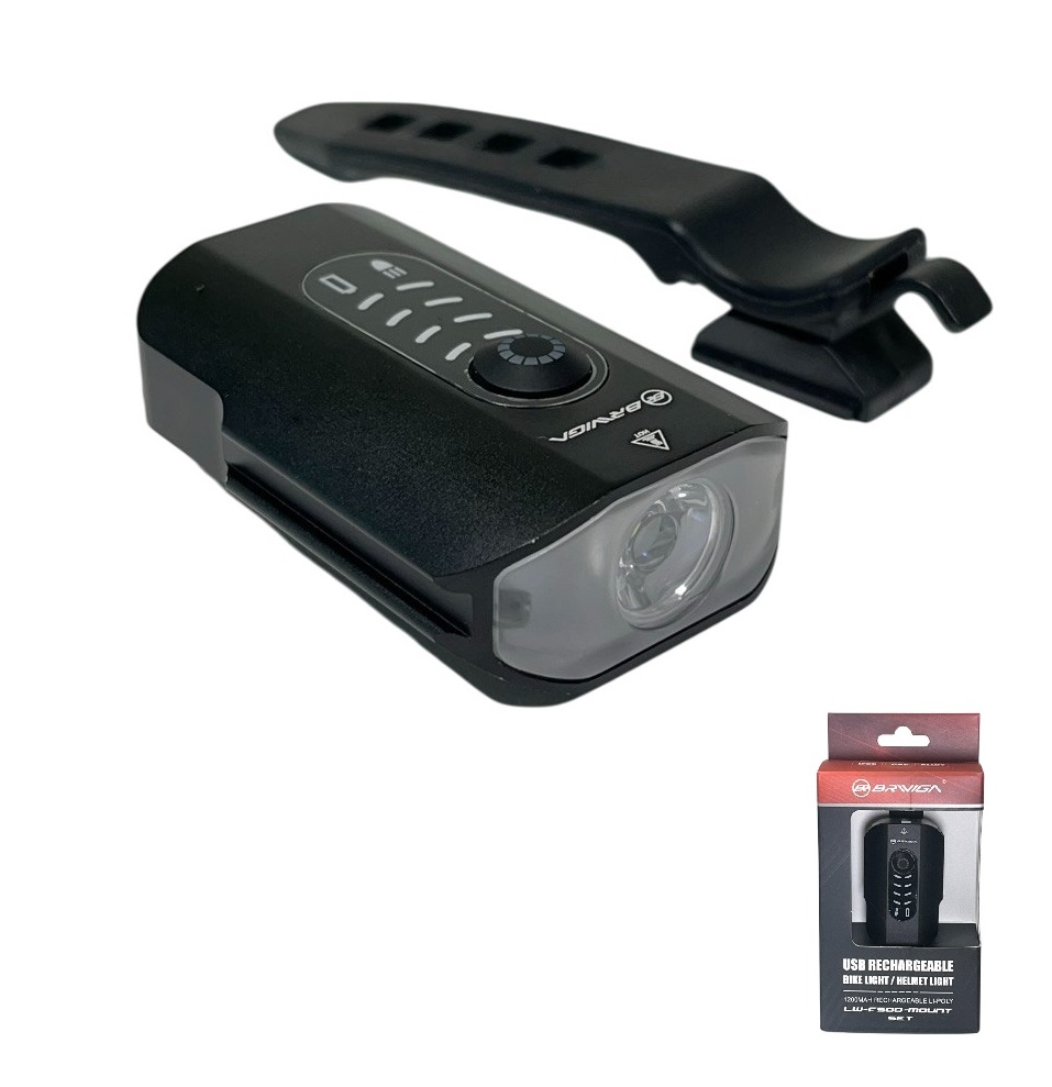 Фара передний/задний BRIVIGA, с безопасным режимом, датчик торможения, 600lm, 1200, Type-C 