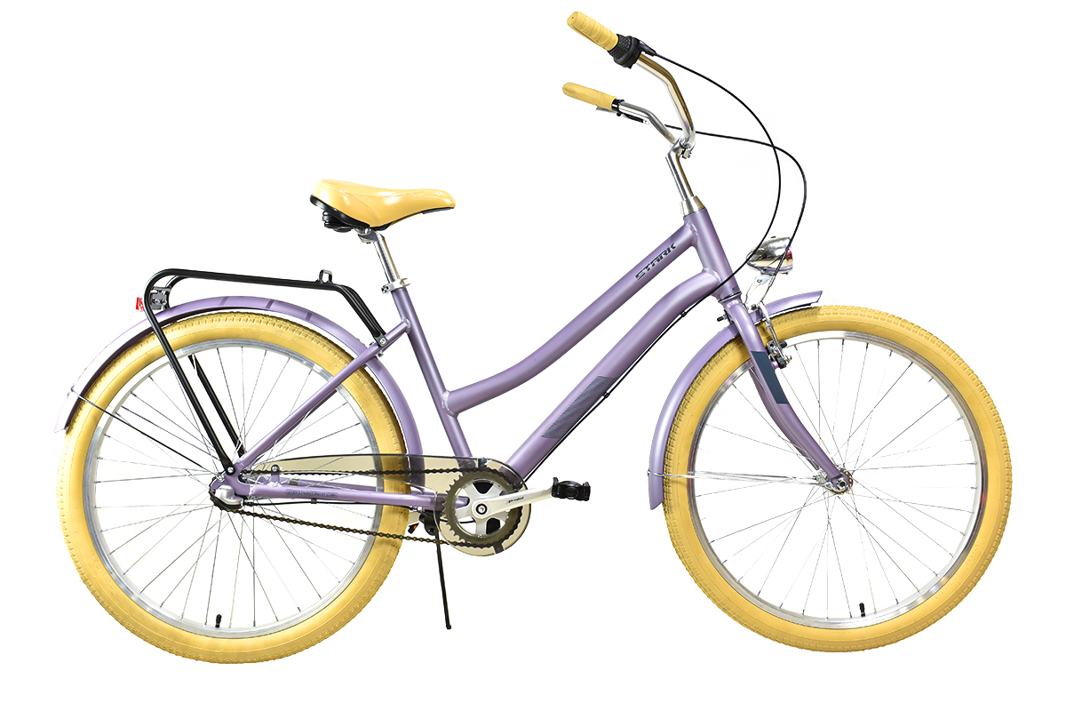 Купить под заказ велосипед stark'24 comfort lady 3speed сиреневый матовый металлик/серый/бежевый 14.5