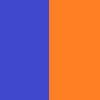 синий/оранжевый