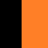 черный/оранжевый