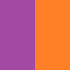 фиолетовый/оранжевый